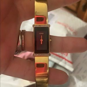 citizen watch gold and stainless steel